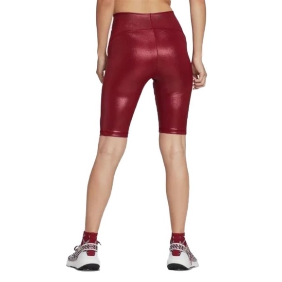 🆕 STELLA MCCARTNEY ADIDAS SHINY CYCLING TIGHTS size medium - Picture 2 of 6